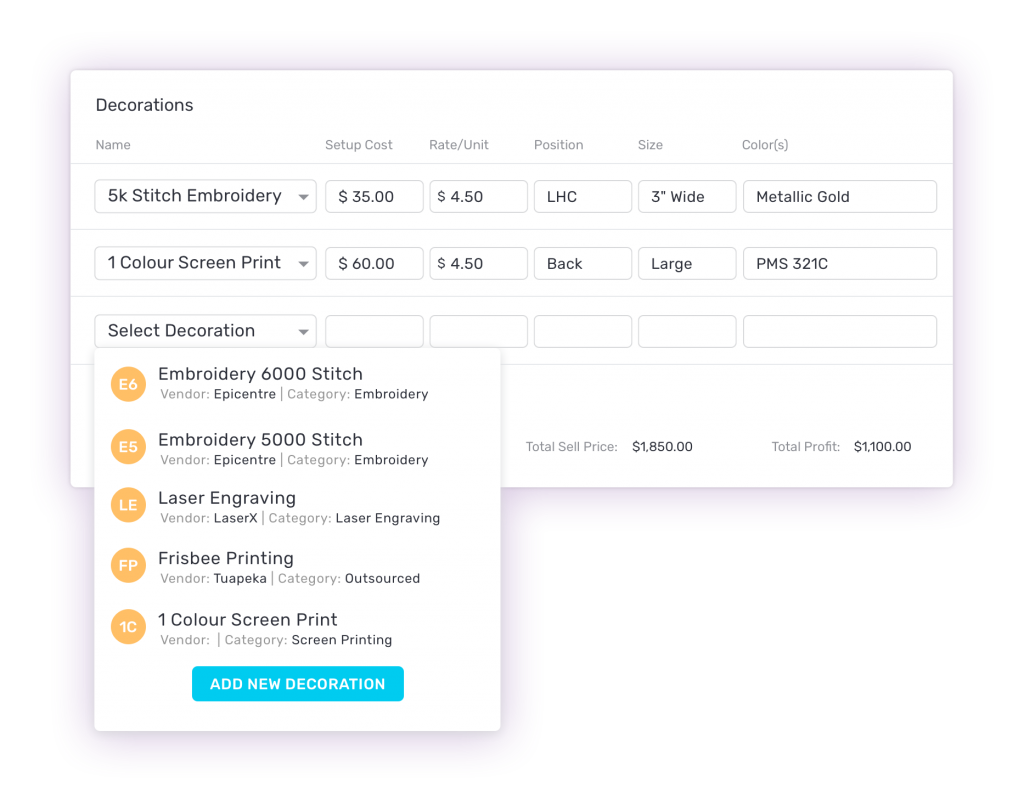 Software for In-House Decorators | Management Software | Hoops